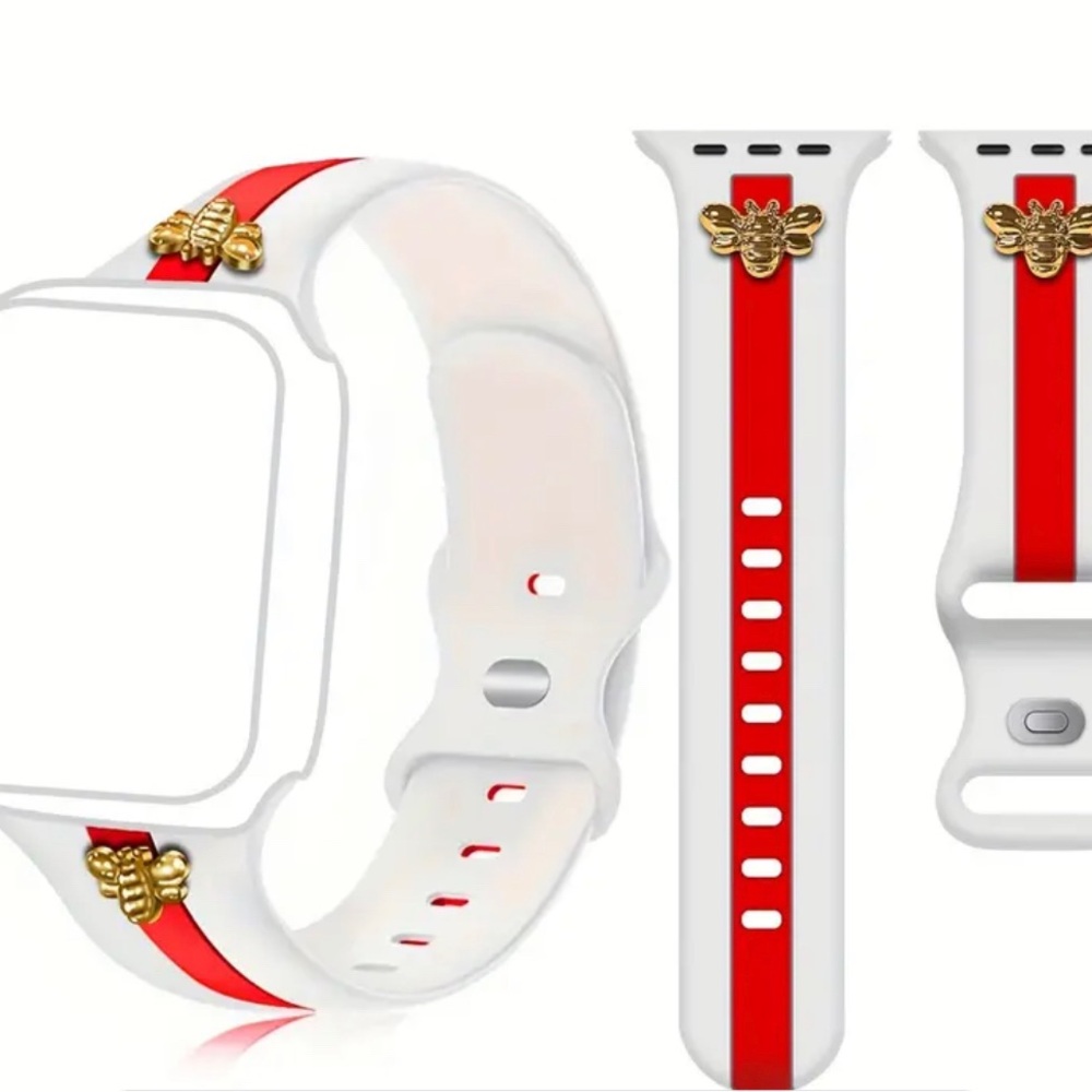 New Apple Watch band red stripe w bee 38 40 41